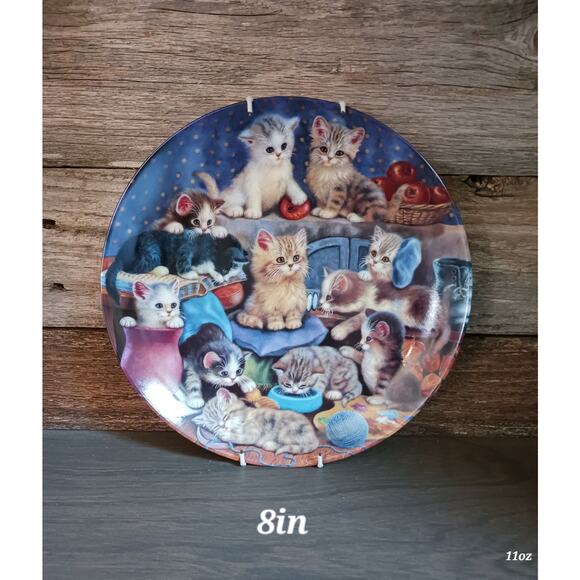 Cat Collector Plate Bradford Exchange Frisky Business - Picture 1 of 4